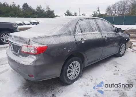2013 Toyota Corolla L из США, поврежденный, VIN 5YFBU4EE3DP085887